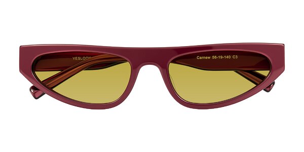 Front of Carnew in Pearlescent Burgundy