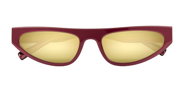 Front of Carnew in Pearlescent Burgundy