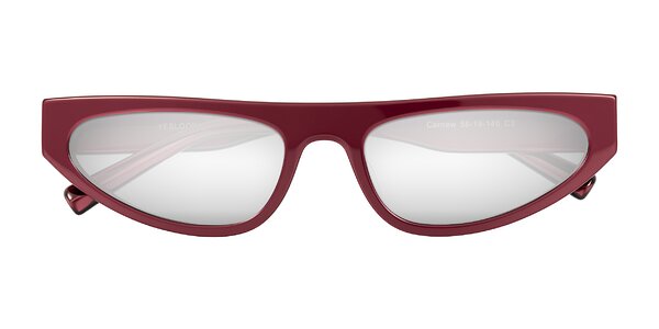 Front of Carnew in Pearlescent Burgundy