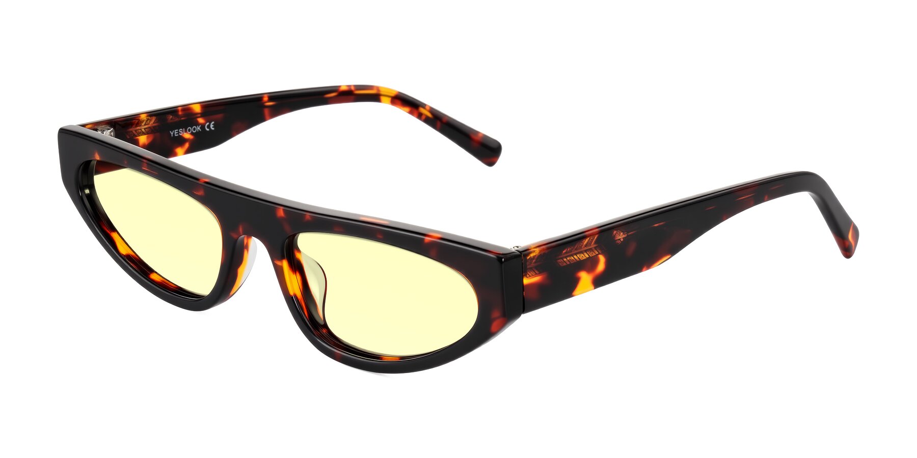 Angle of Carnew in Tortoise with Light Yellow Tinted Lenses