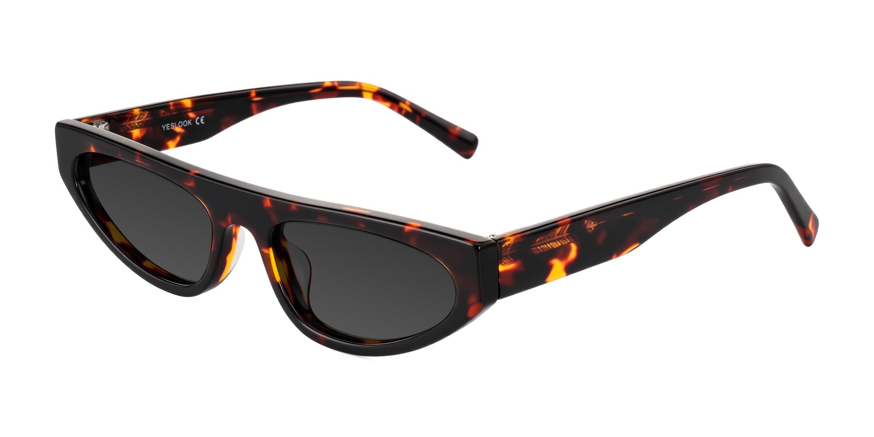 Angle of Carnew in Tortoise with Gray Tinted Lenses