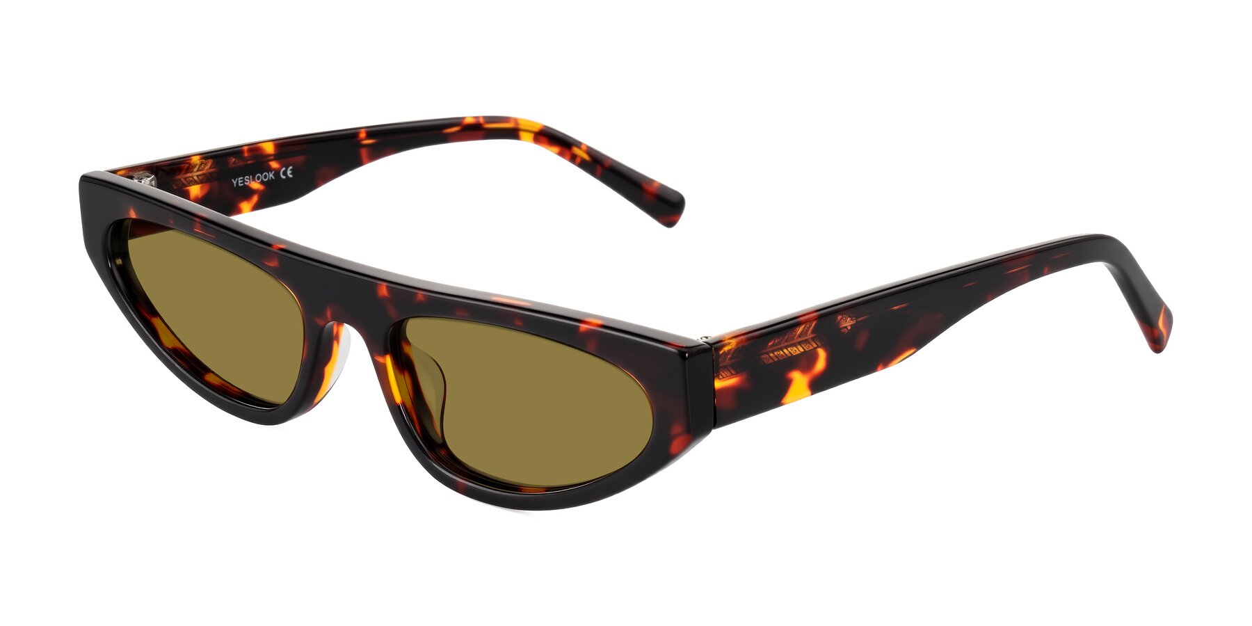 Angle of Carnew in Tortoise with Brown Polarized Lenses