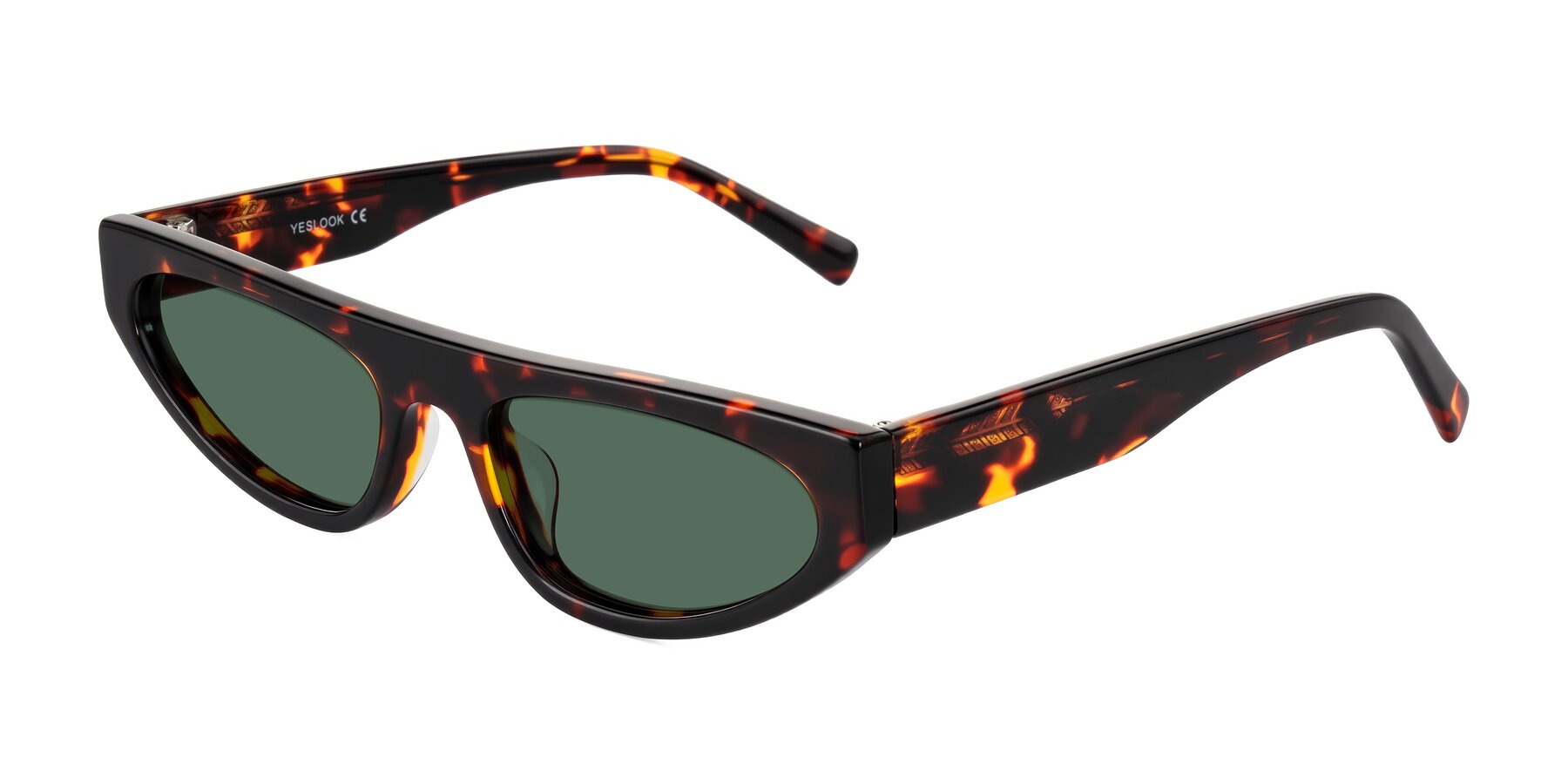Angle of Carnew in Tortoise with Green Polarized Lenses