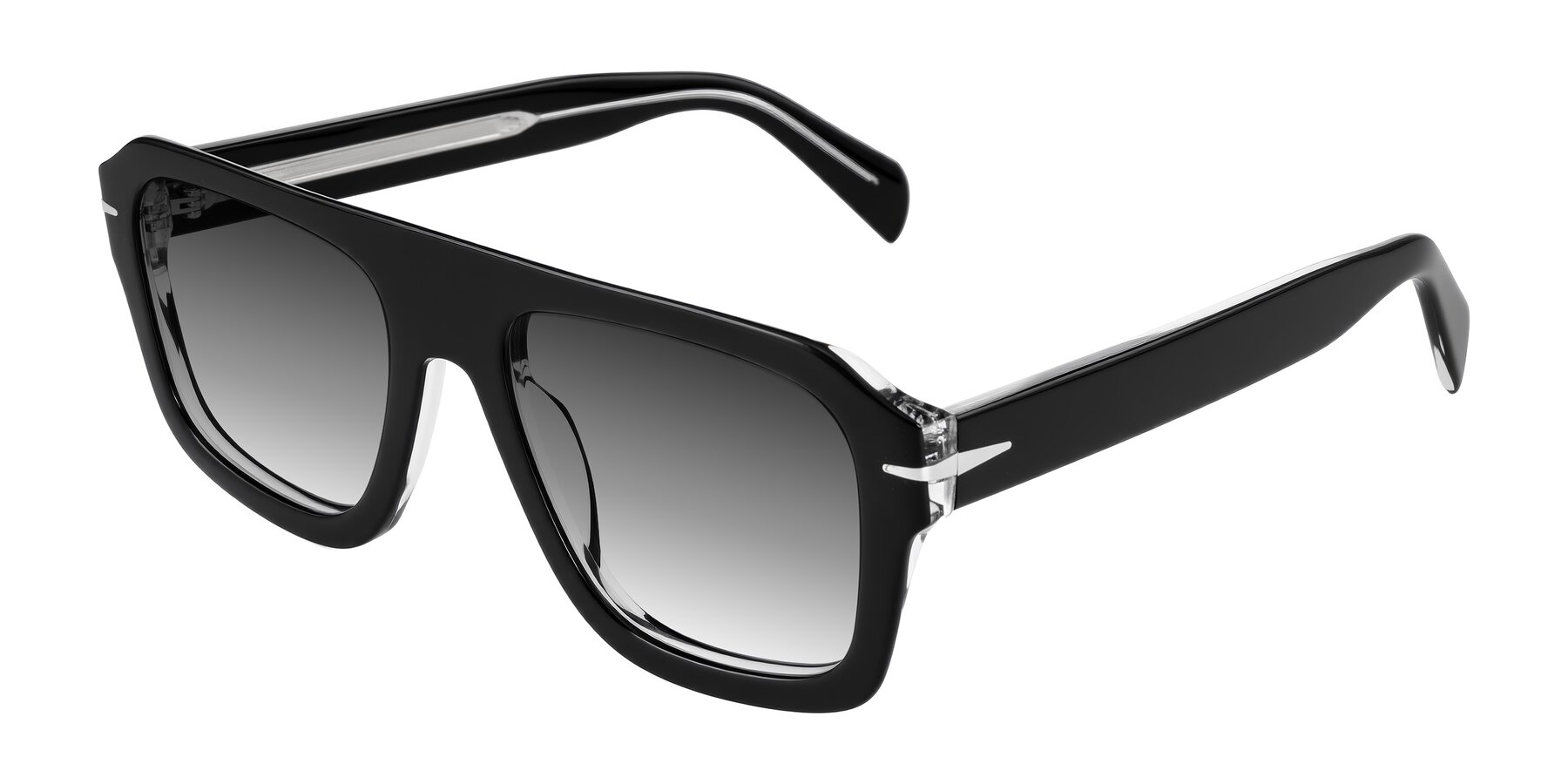 Angle of Petenwell in Black with Gray Gradient Lenses