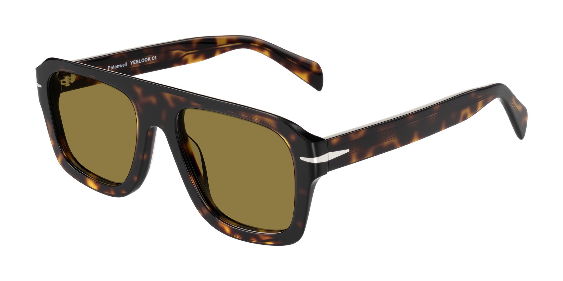 Angle of Petenwell in Dark Tortoise with Brown Polarized Lenses