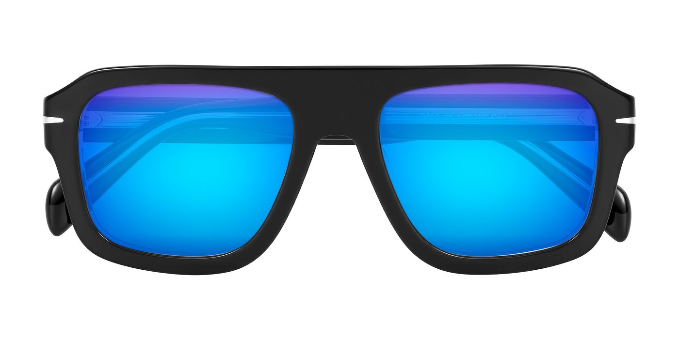 Petenwell - Black/Clear Flash Mirrored Sunglasses