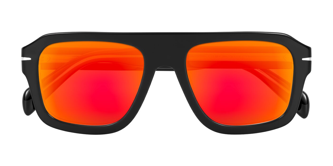 Petenwell - Black/Clear Flash Mirrored Sunglasses