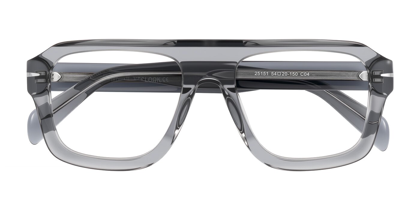 Petenwell - Transparent Gray Eyeglasses