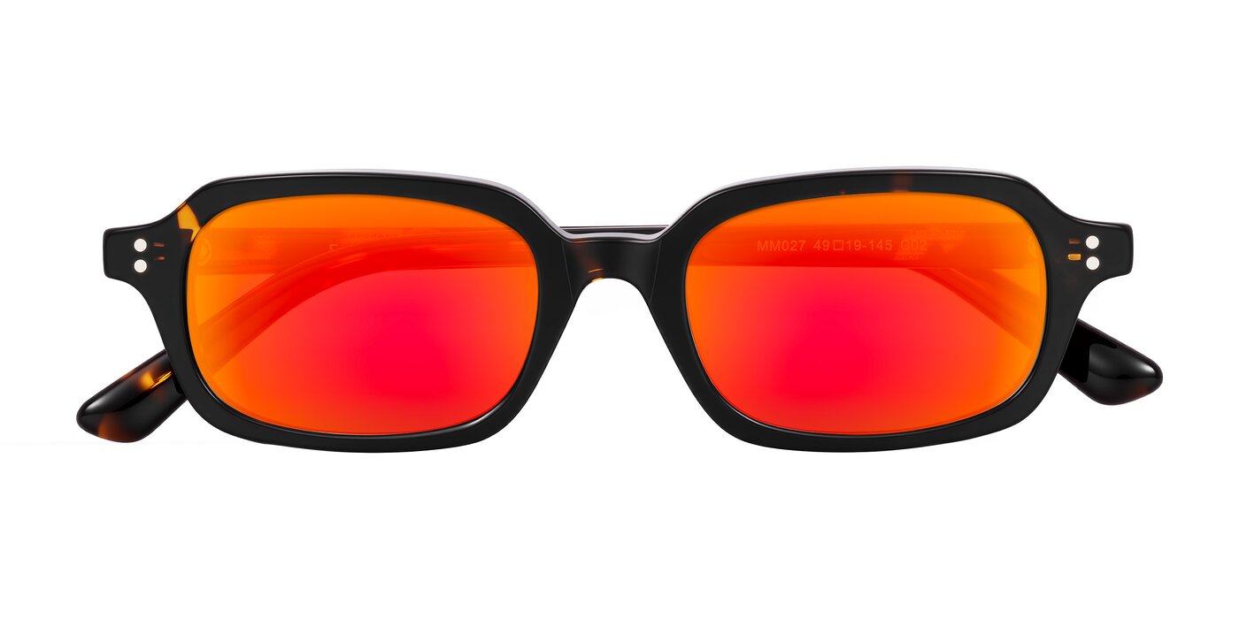 Eustis - Tortoise Flash Mirrored Sunglasses