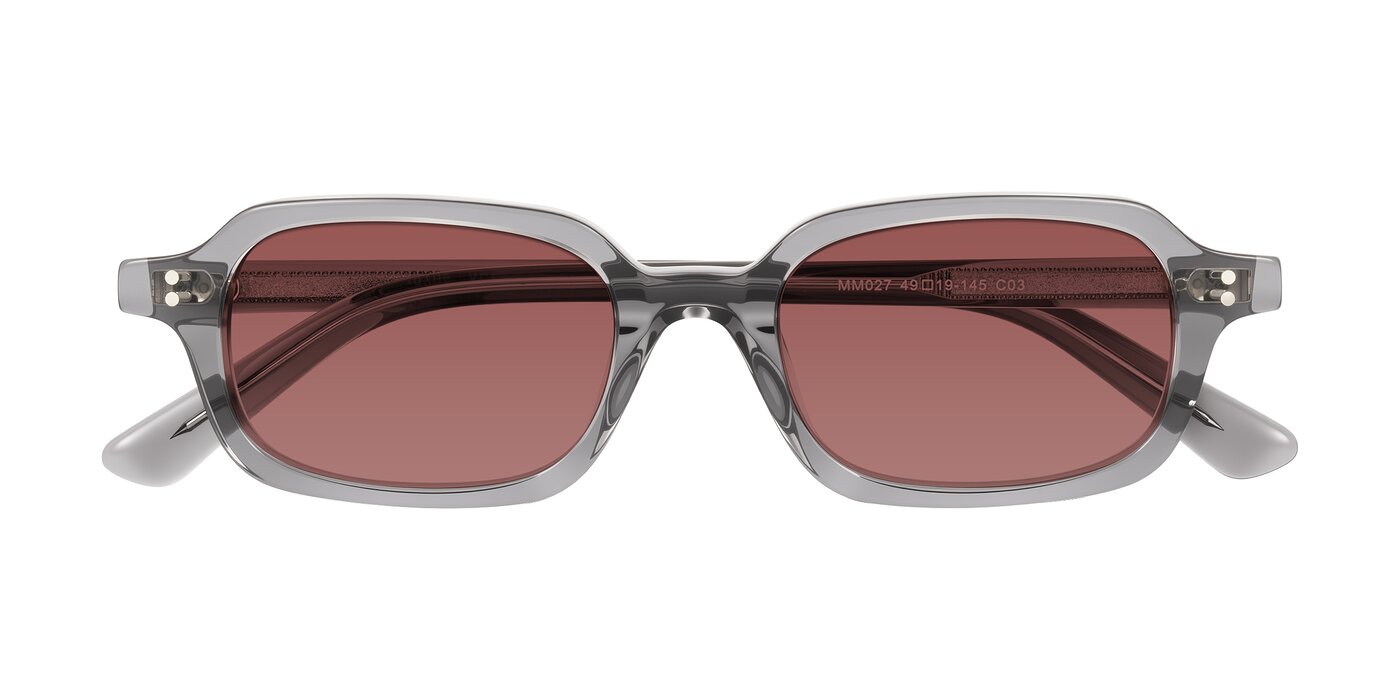 Eustis - Transparent Gray Tinted Sunglasses