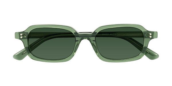 Front of Eustis in Transparent Green