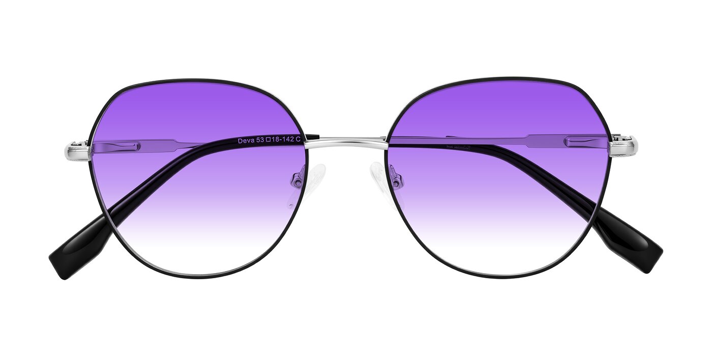 Deva - Black/Silver Gradient Sunglasses