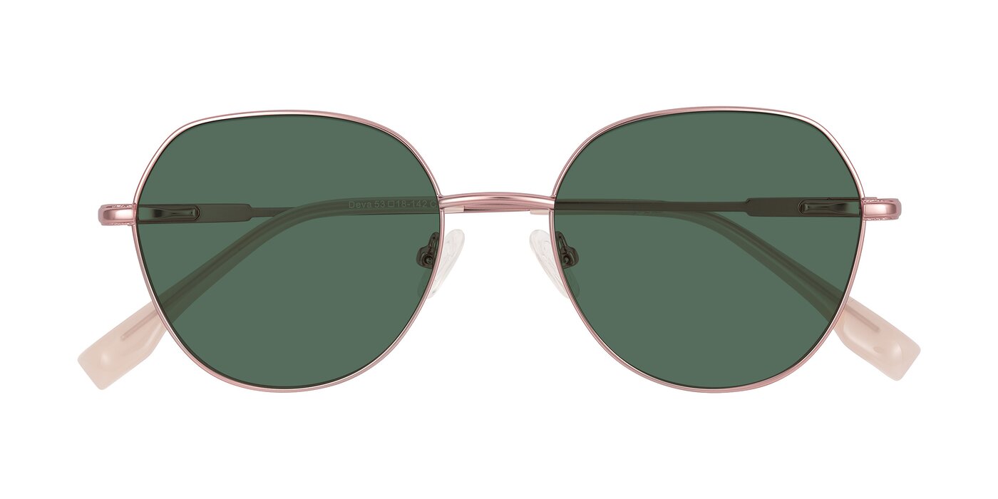 Deva - Rose Gold Polarized Sunglasses
