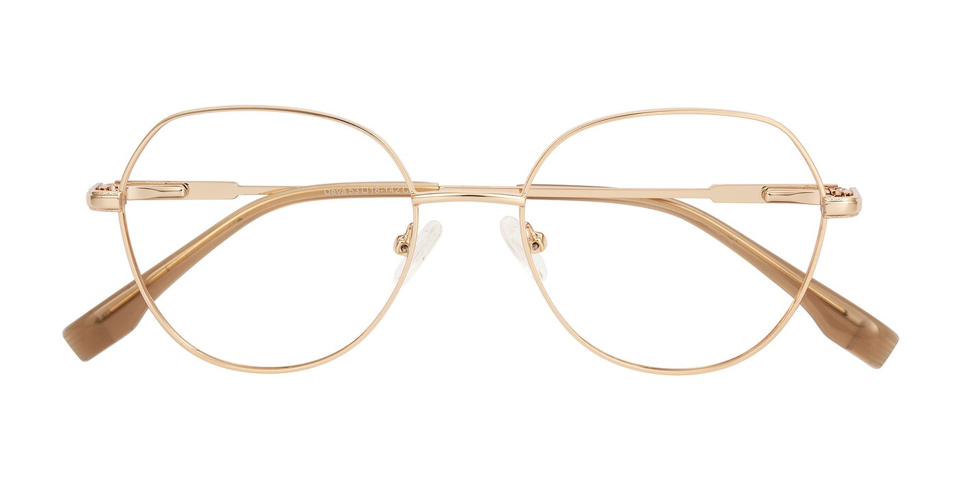 Deva - Gold Reading Glasses