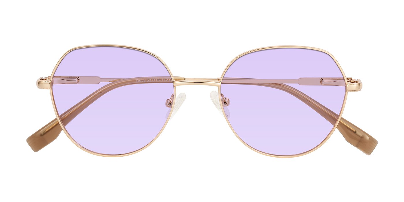 Deva - Gold Tinted Sunglasses