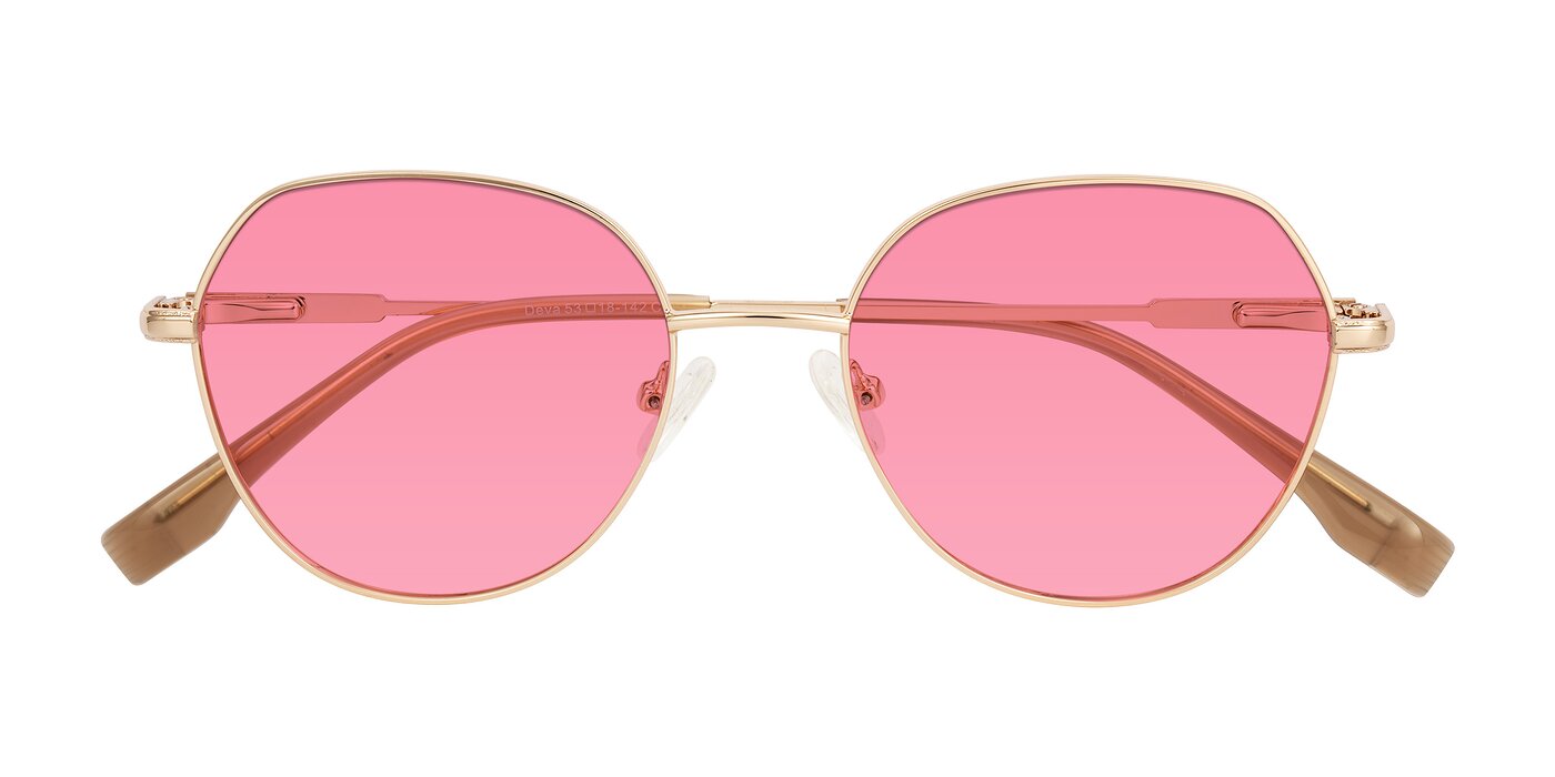 Deva - Gold Tinted Sunglasses