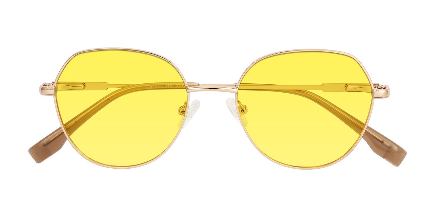 Deva - Gold Tinted Sunglasses