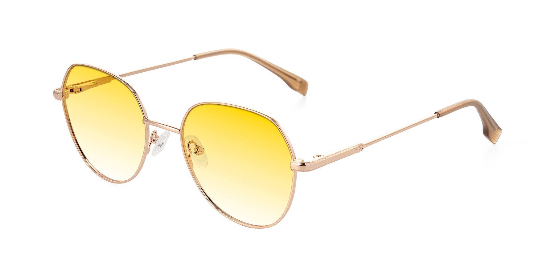 Angle of Deva in Gold with Yellow Gradient Lenses