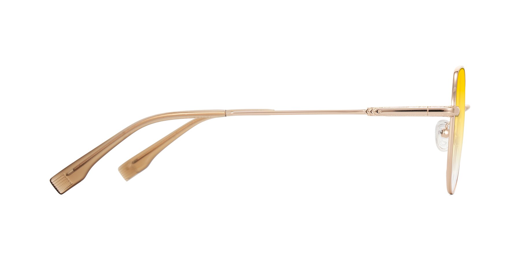Side of Deva in Gold with Yellow Gradient Lenses