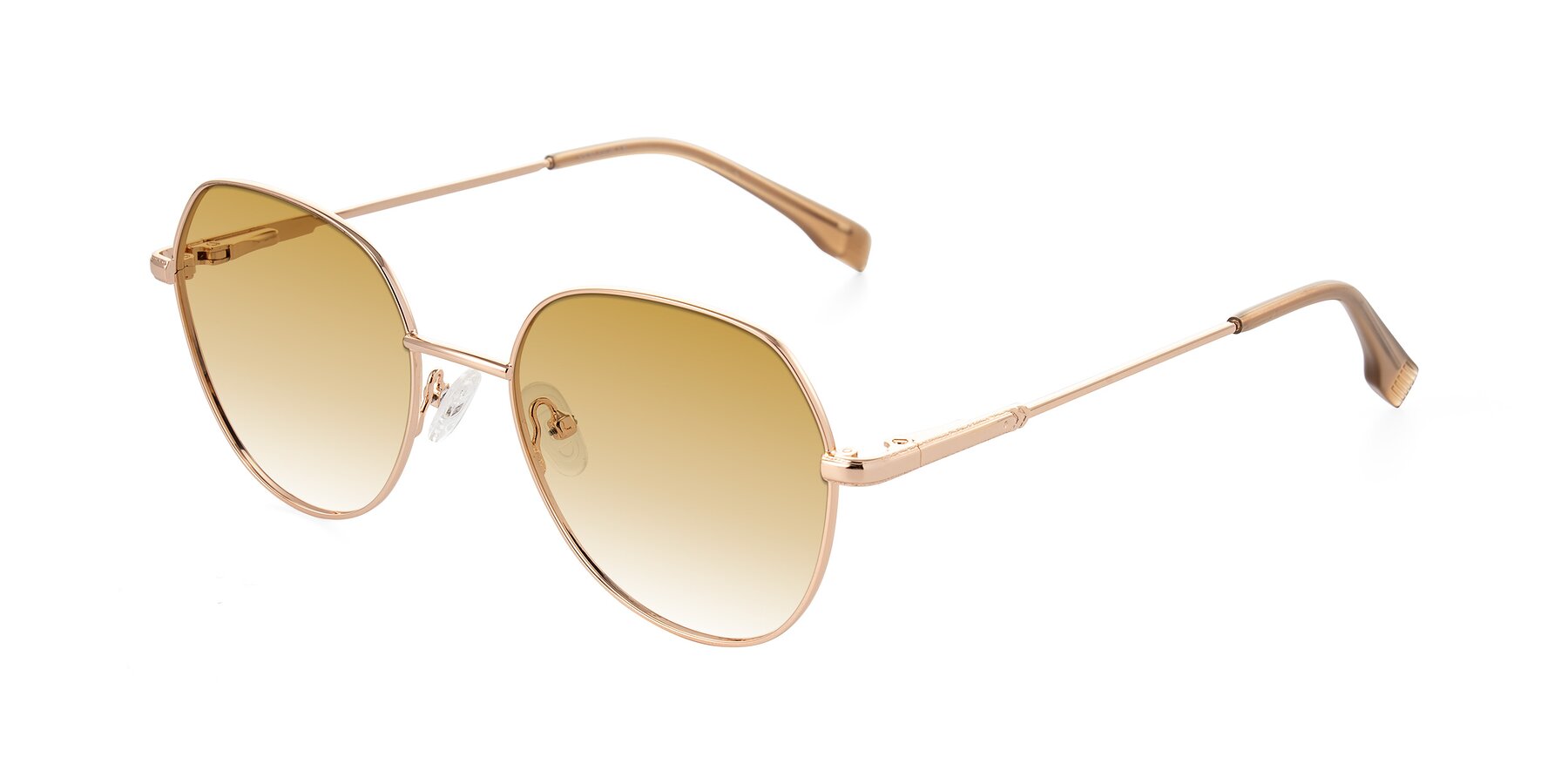 Angle of Deva in Gold with Champagne Gradient Lenses