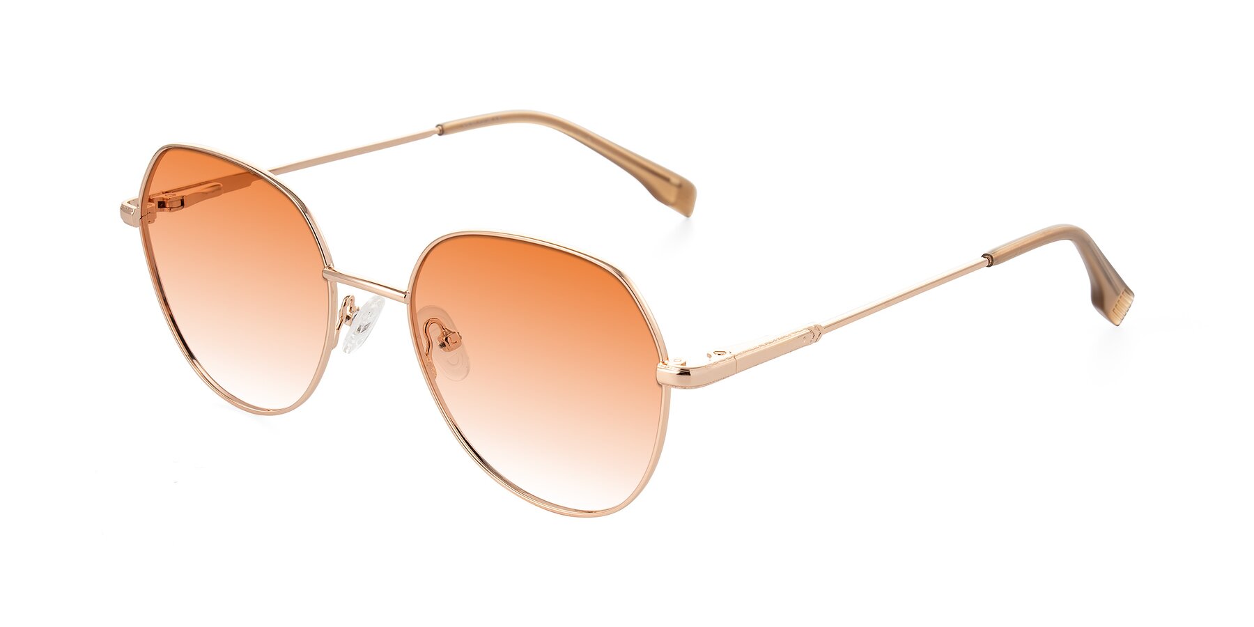 Angle of Deva in Gold with Orange Gradient Lenses
