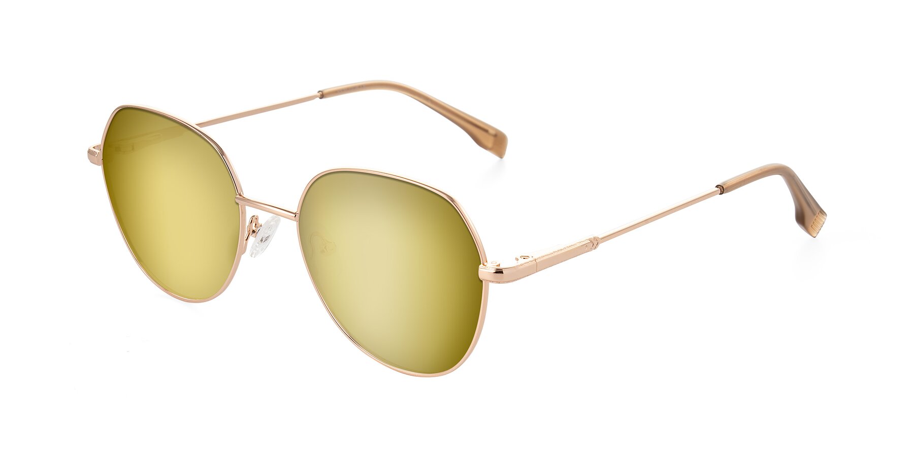 Angle of Deva in Gold with Gold Mirrored Lenses
