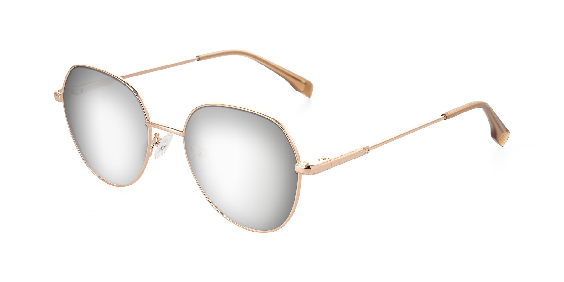 Angle of Deva in Gold with Silver Mirrored Lenses