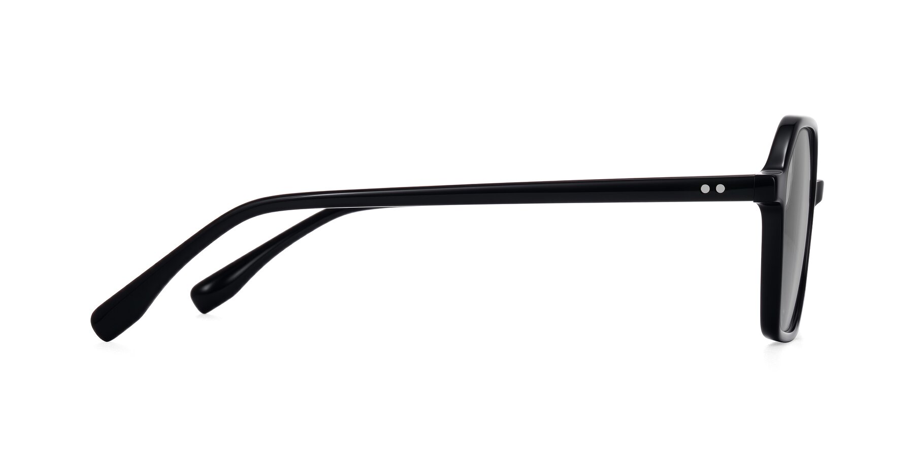 Side of Hortale in Black with Light Gray Tinted Lenses