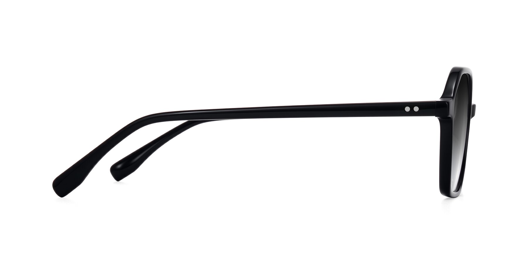 Side of Hortale in Black with Gray Gradient Lenses