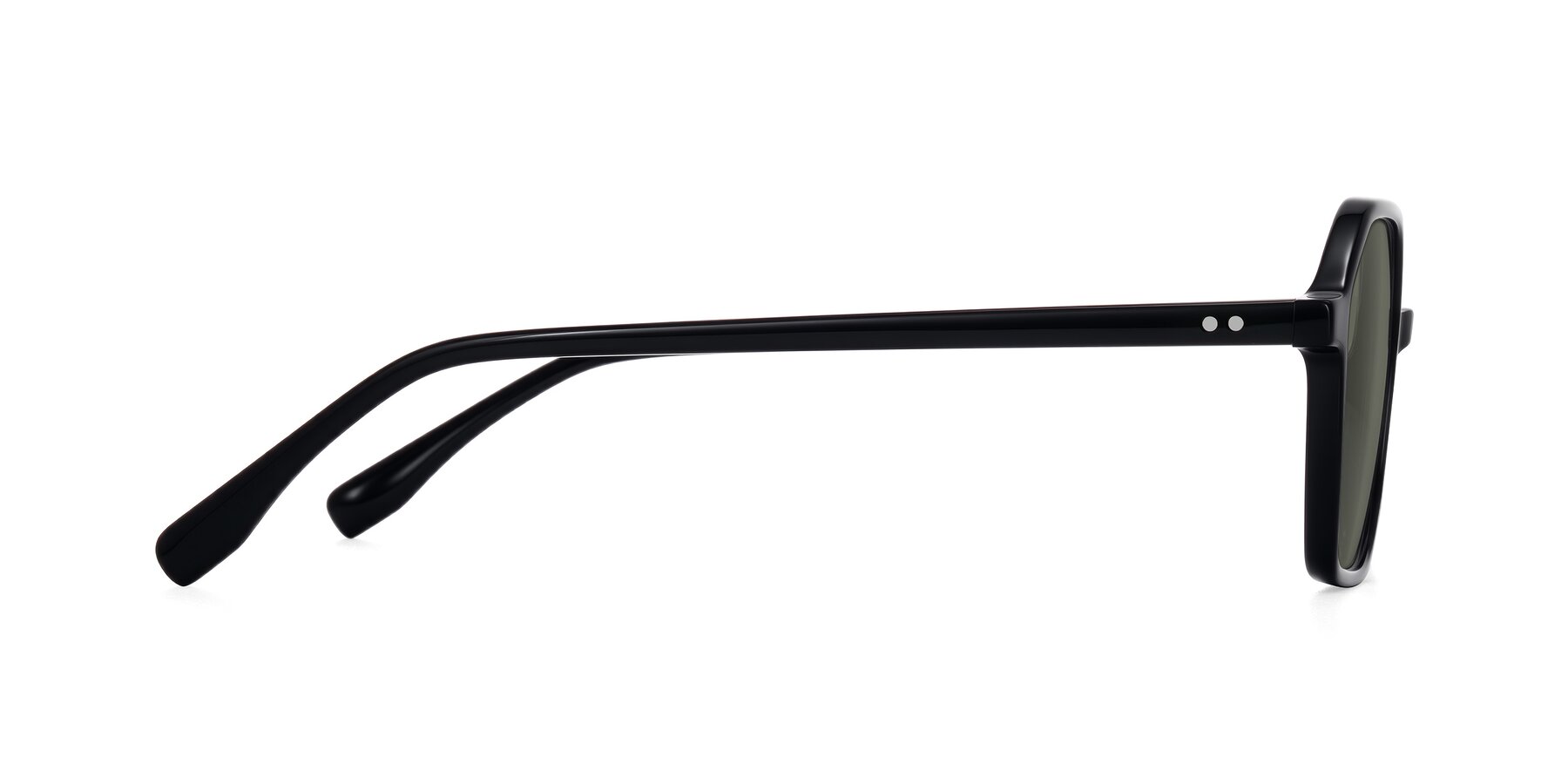 Side of Hortale in Black with Gray Polarized Lenses