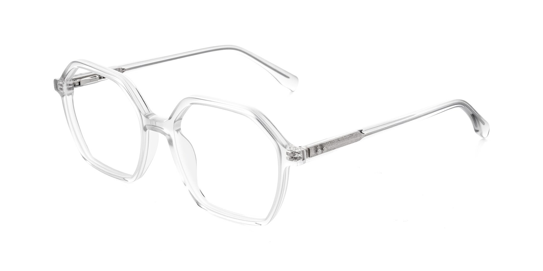 Angle of Hortale in Clear with Clear Eyeglass Lenses