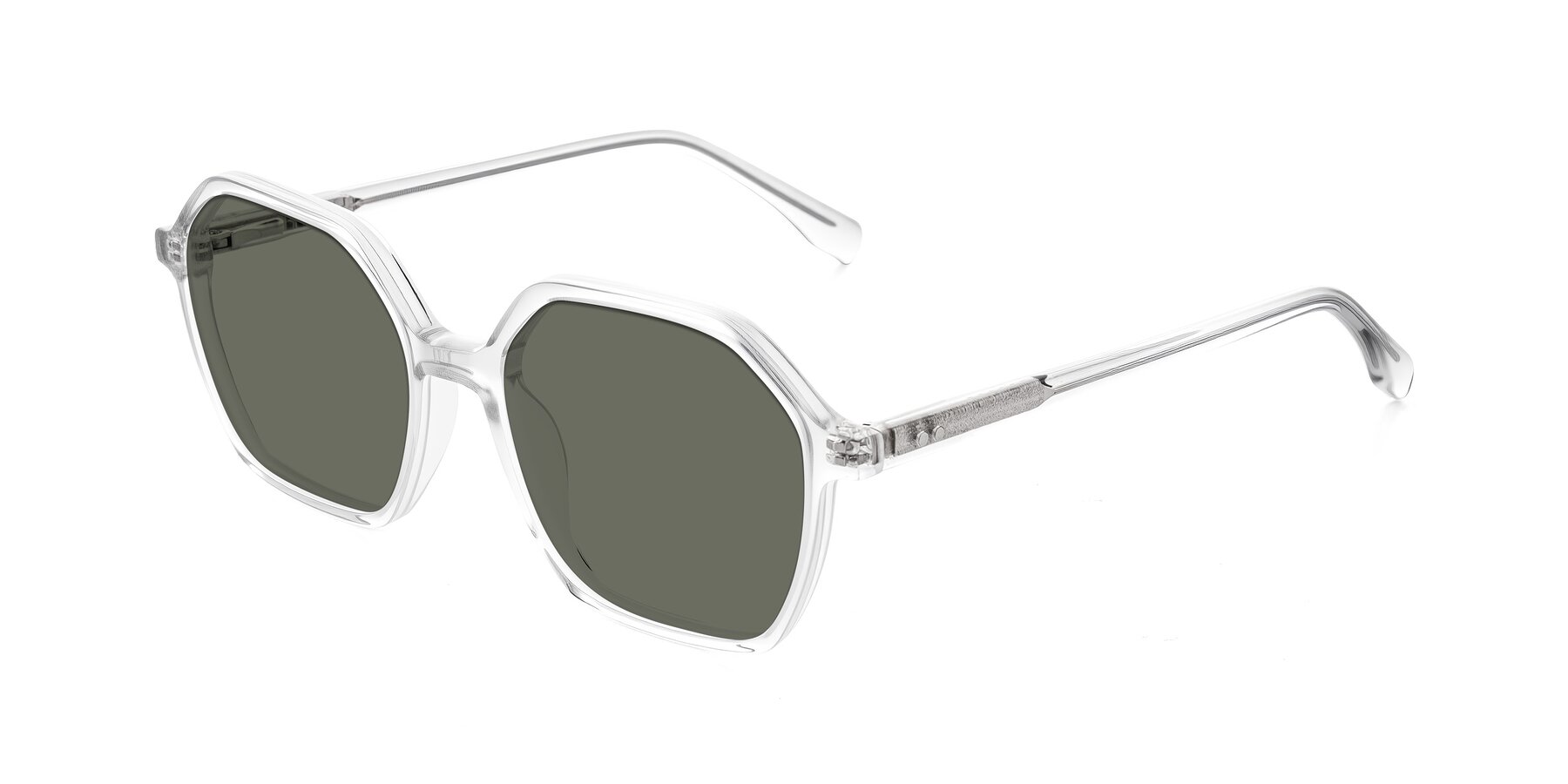Angle of Hortale in Clear with Gray Polarized Lenses