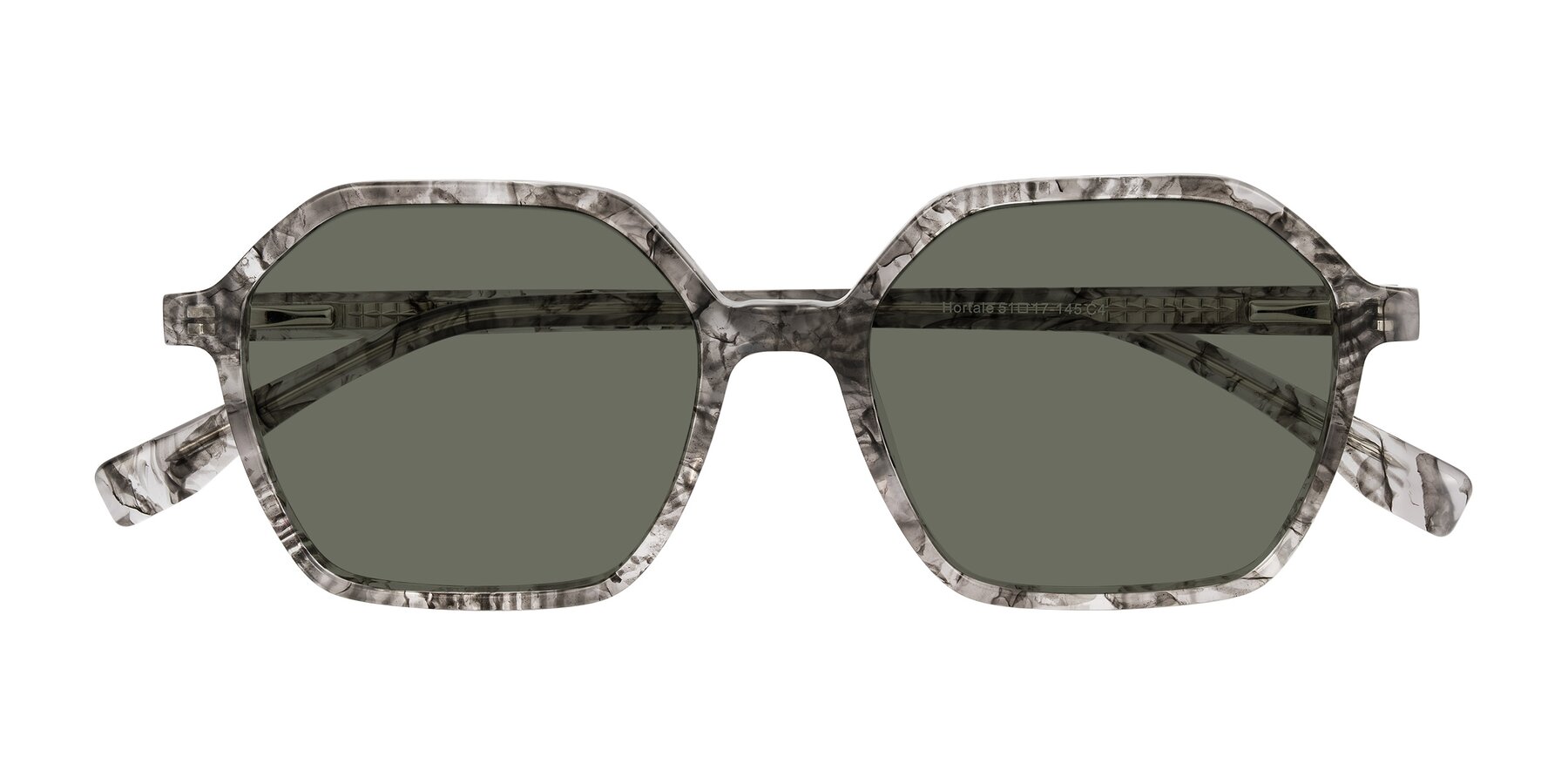 Folded Front of Hortale in Gray Tortoise with Gray Polarized Lenses