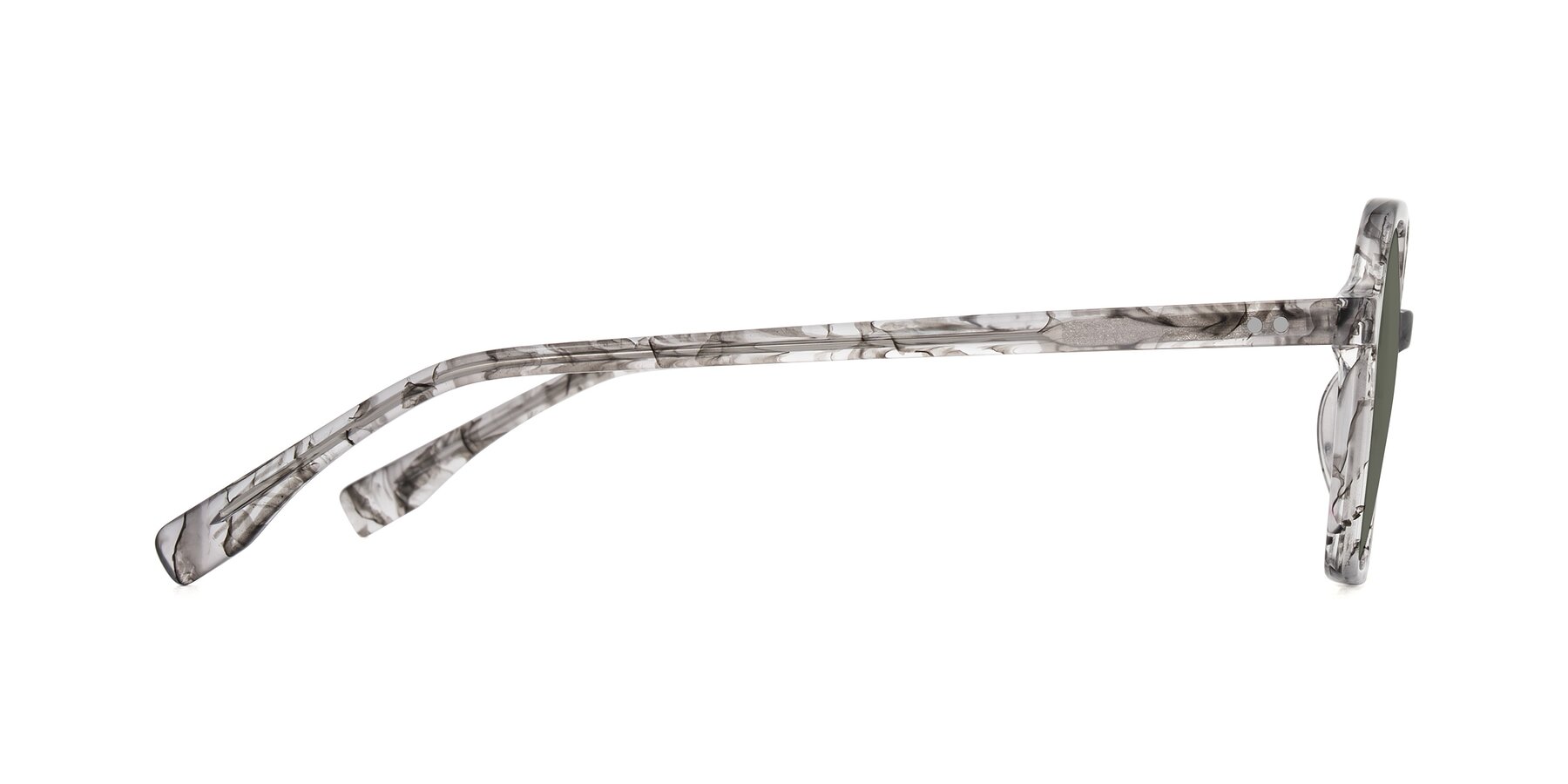 Side of Hortale in Gray Tortoise with Gray Polarized Lenses