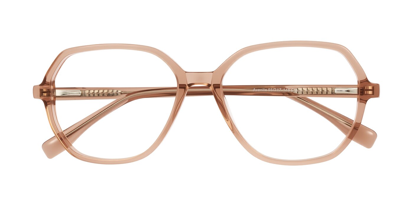Avenite - Light Brown Eyeglasses