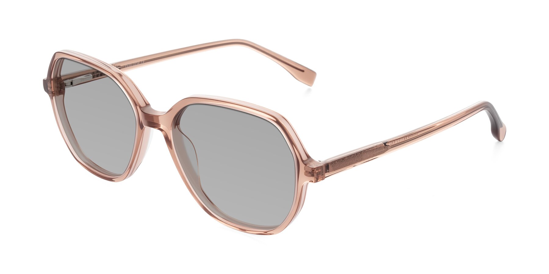 Angle of Avenite in Light Brown with Light Gray Tinted Lenses