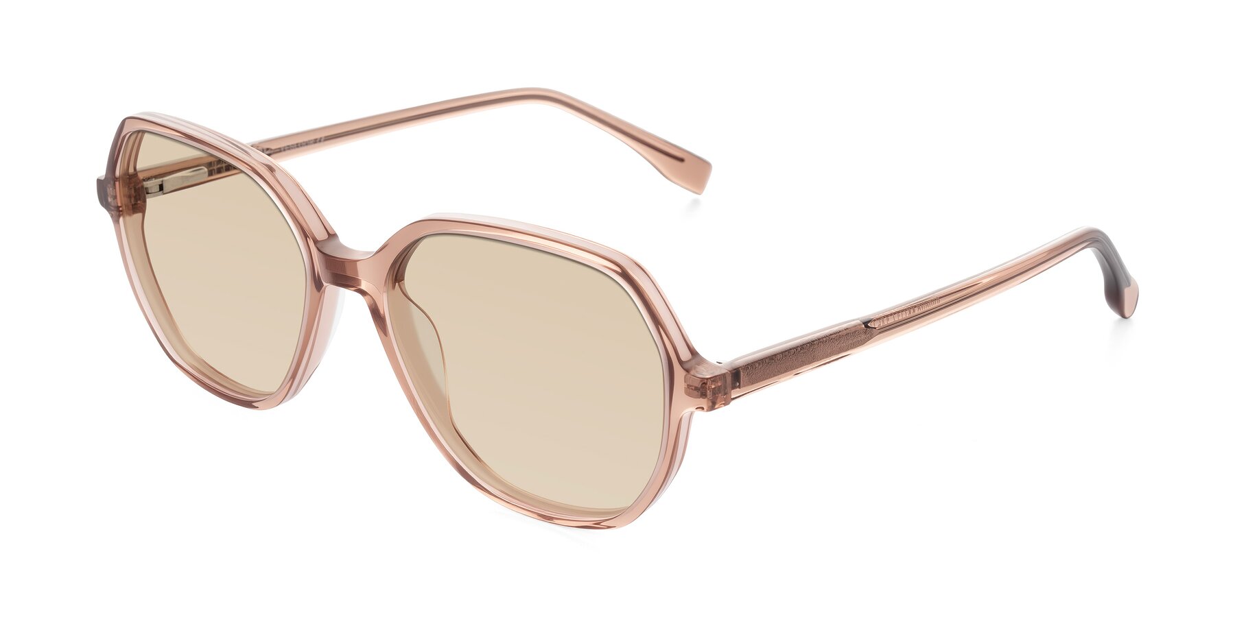 Angle of Avenite in Light Brown with Light Brown Tinted Lenses