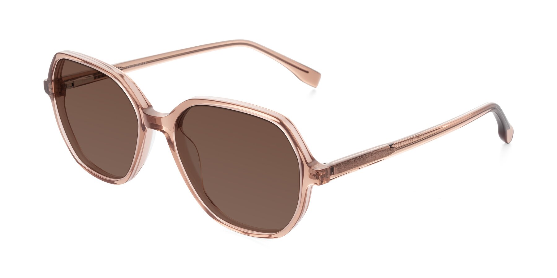 Angle of Avenite in Light Brown with Brown Tinted Lenses