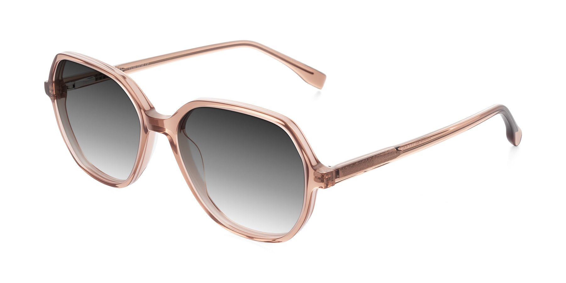 Angle of Avenite in Light Brown with Gray Gradient Lenses