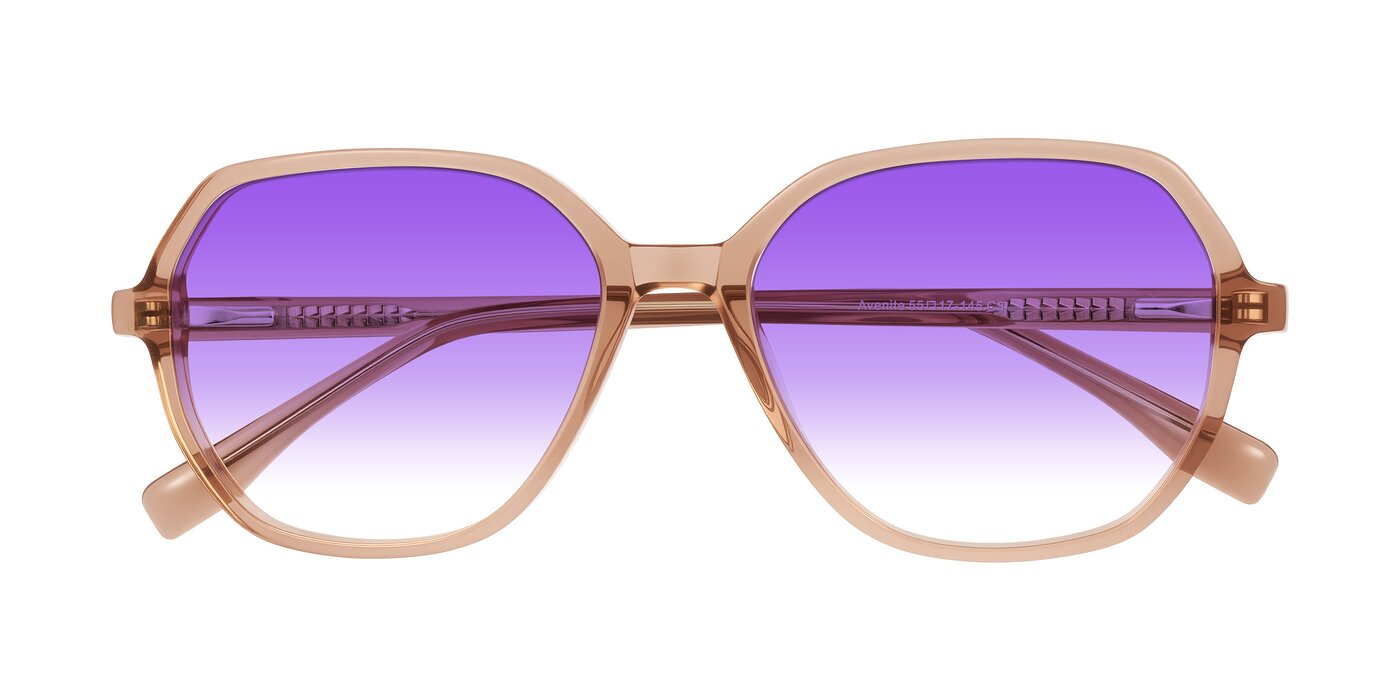 Avenite - Light Brown Gradient Sunglasses