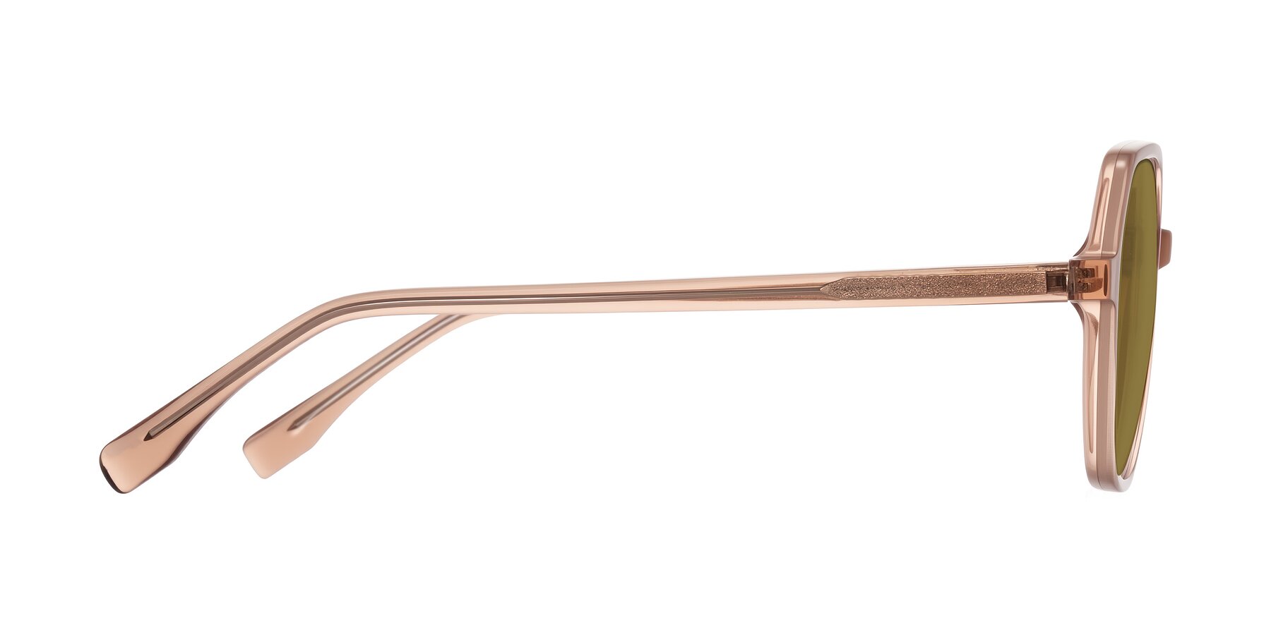 Side of Avenite in Light Brown with Brown Polarized Lenses