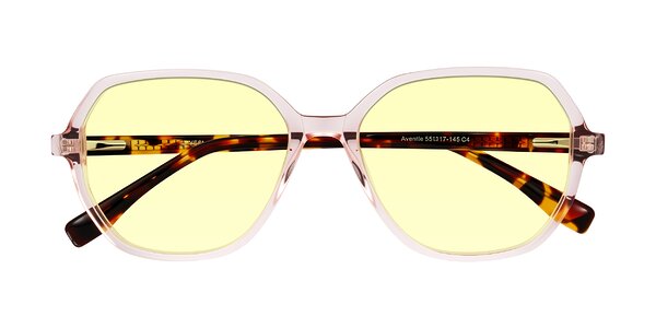 Front of Avenite in Pink/Tortoise
