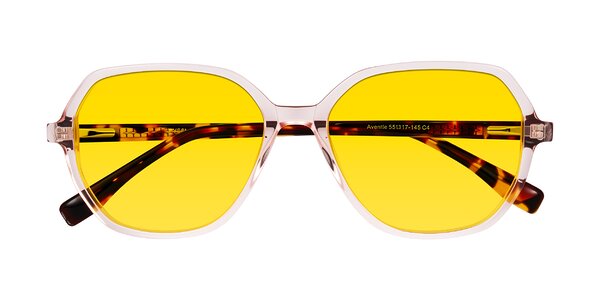 Front of Avenite in Pink/Tortoise