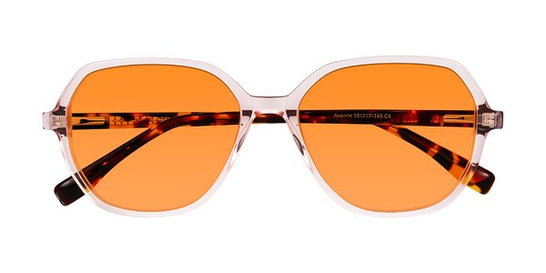 Front of Avenite in Pink/Tortoise