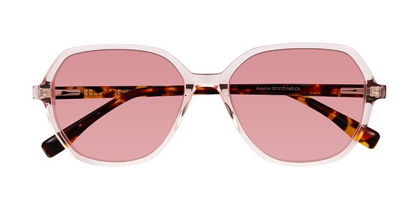 Front of Avenite in Pink/Tortoise