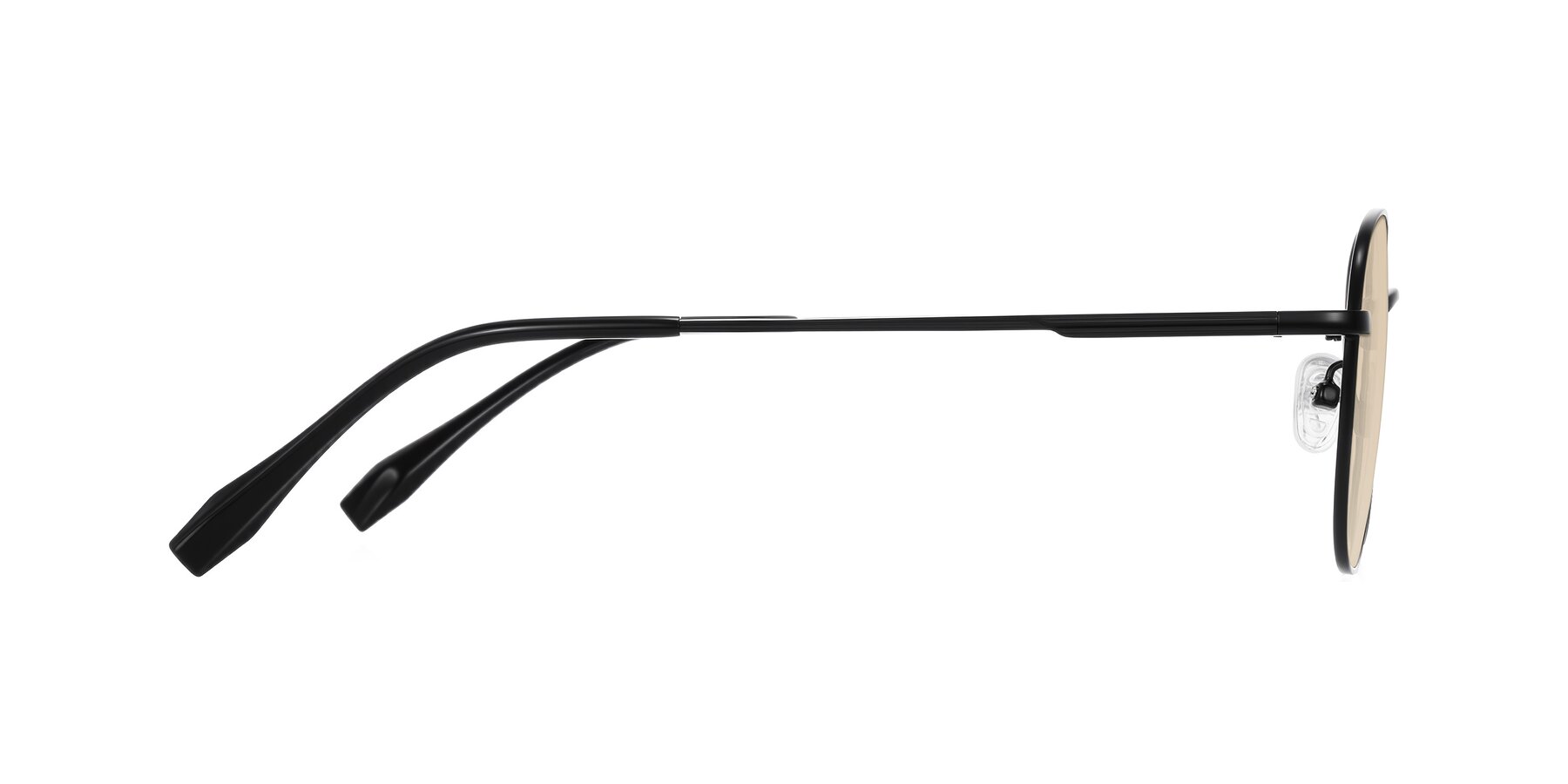 Side of Inver in Black with Light Brown Tinted Lenses