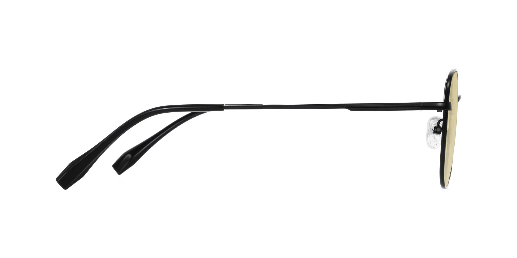 Side of Inver in Black with Light Champagne Tinted Lenses