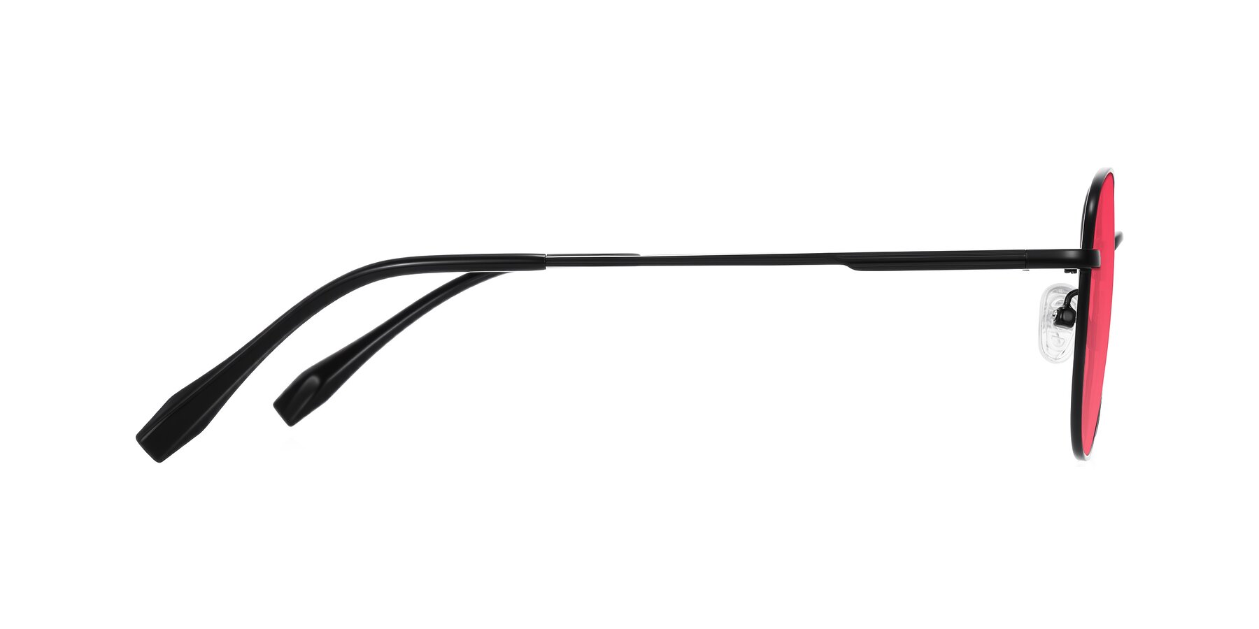 Side of Inver in Black with Red Tinted Lenses