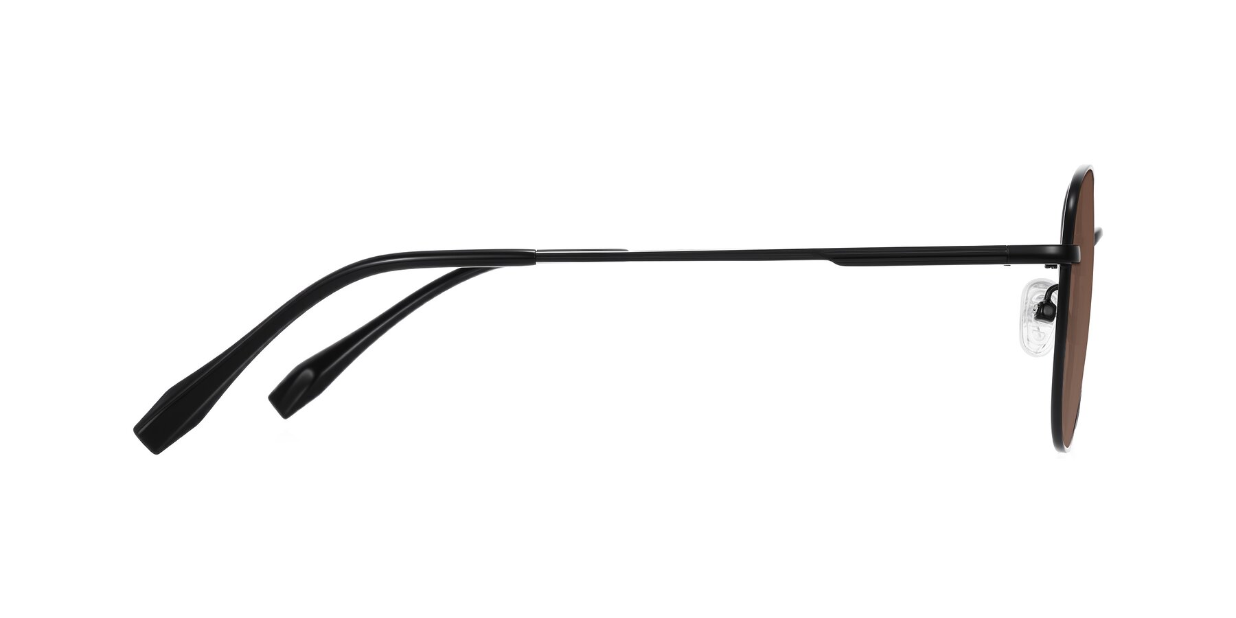 Side of Inver in Black with Brown Tinted Lenses