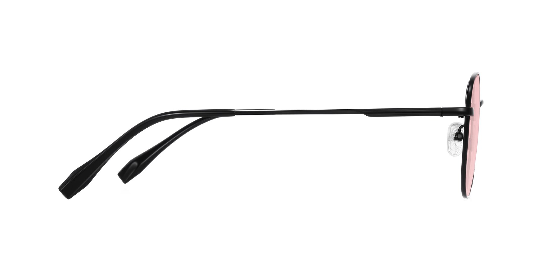 Side of Inver in Black with Light Garnet Tinted Lenses